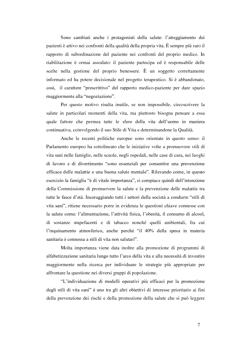 Anteprima della tesi: Valutazione dell'efficacia dell'intervento sullo stile di vita in pazienti affetti da sclerosi multipla: risultati preliminari, Pagina 3