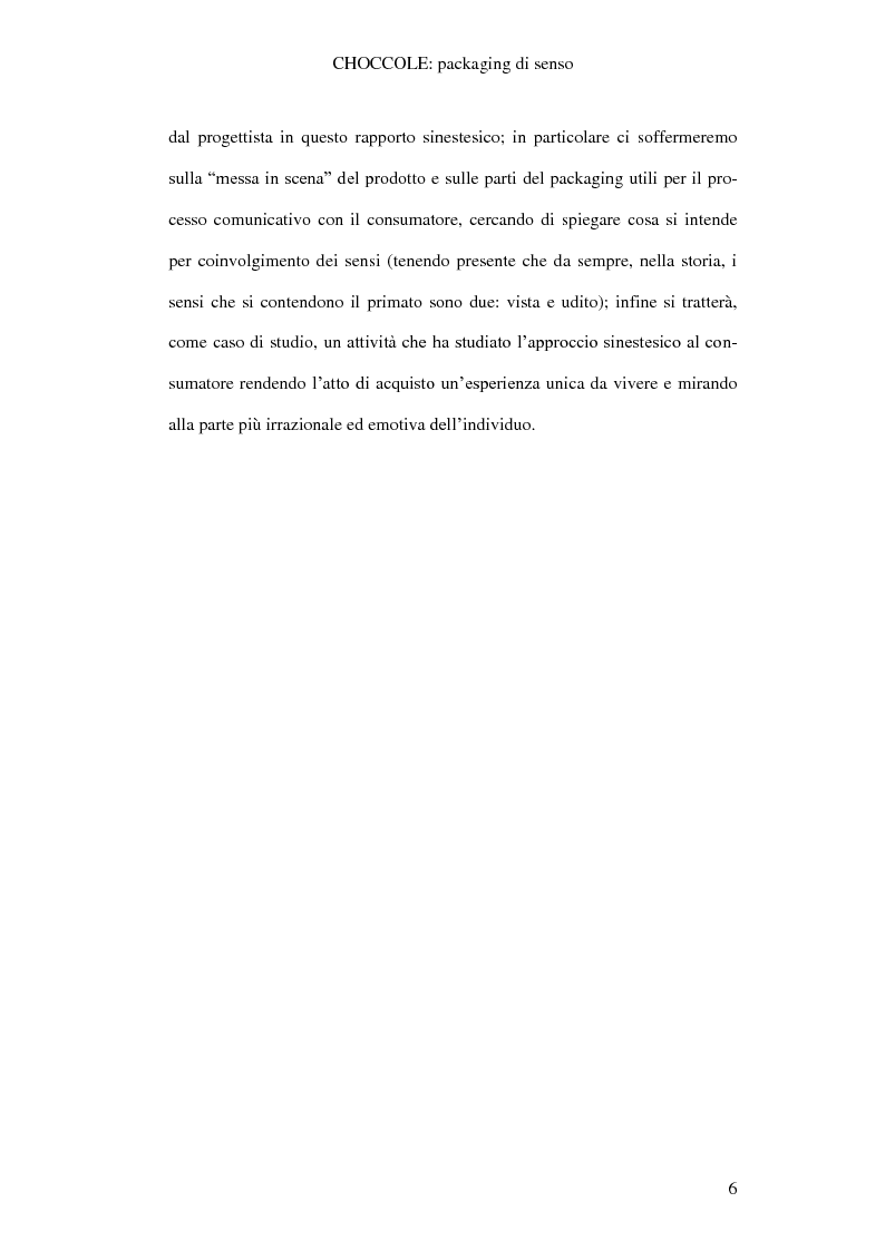 Anteprima della tesi: Choccole: packaging di senso, Pagina 3