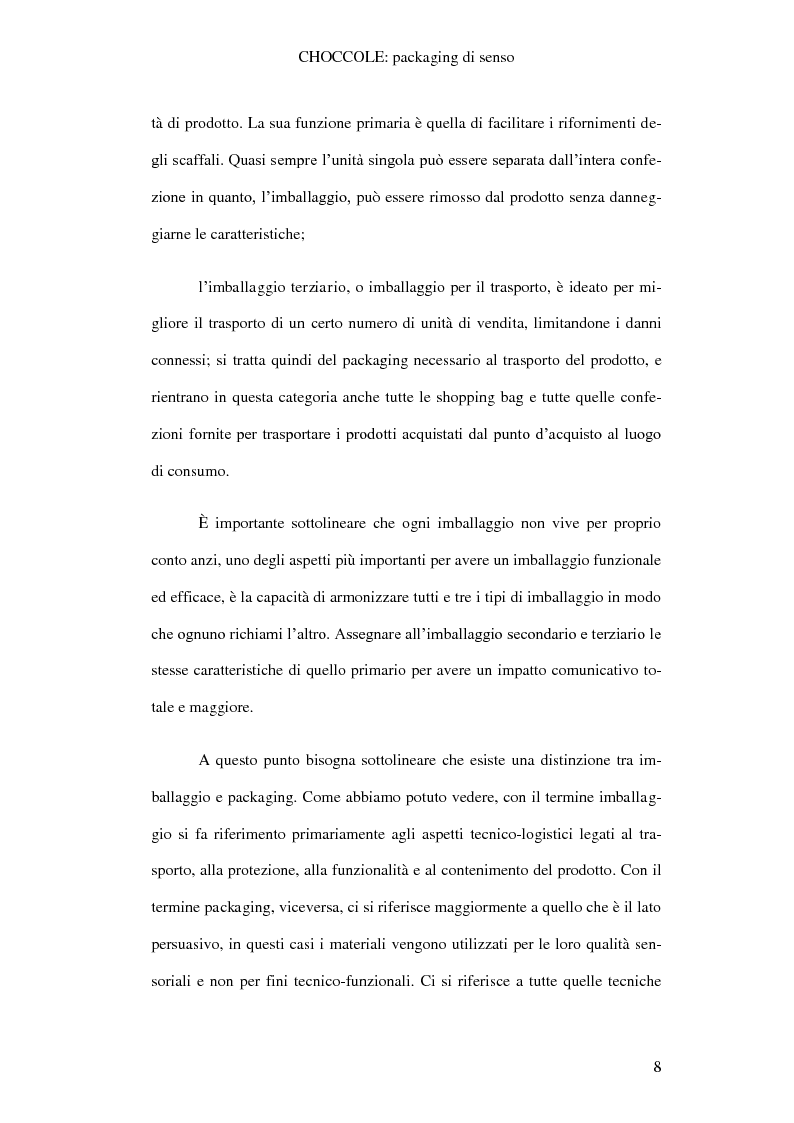 Anteprima della tesi: Choccole: packaging di senso, Pagina 5