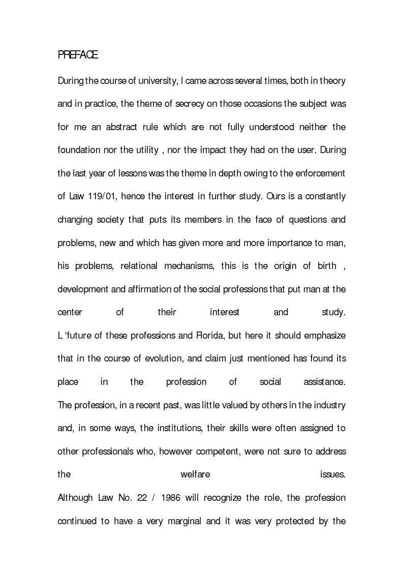 Anteprima della tesi: Il segreto professionale: profili penalistici, Pagina 5
