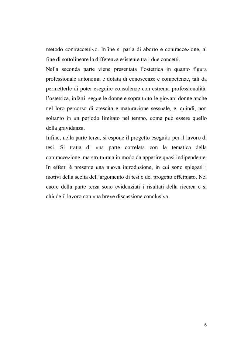 Anteprima della tesi: La contraccezione: ruolo dell'ostetrica nell'educazione contraccettiva in età adolescenziale, Pagina 3