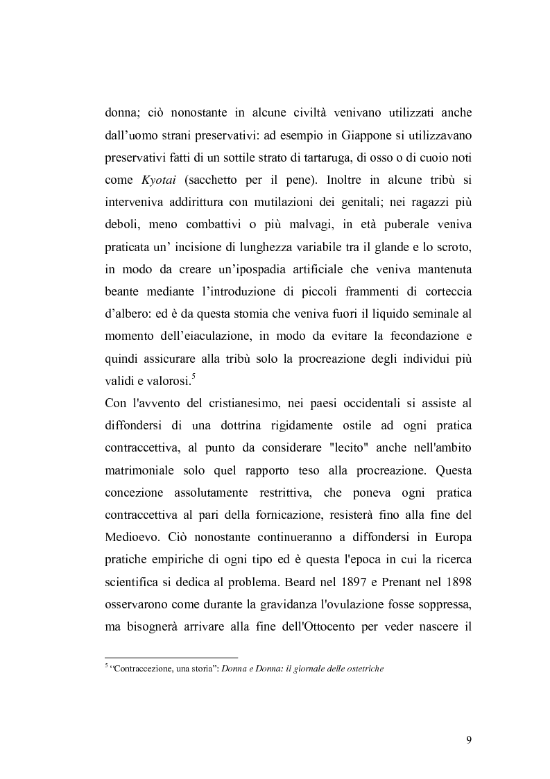 Anteprima della tesi: La contraccezione: ruolo dell'ostetrica nell'educazione contraccettiva in età adolescenziale, Pagina 6
