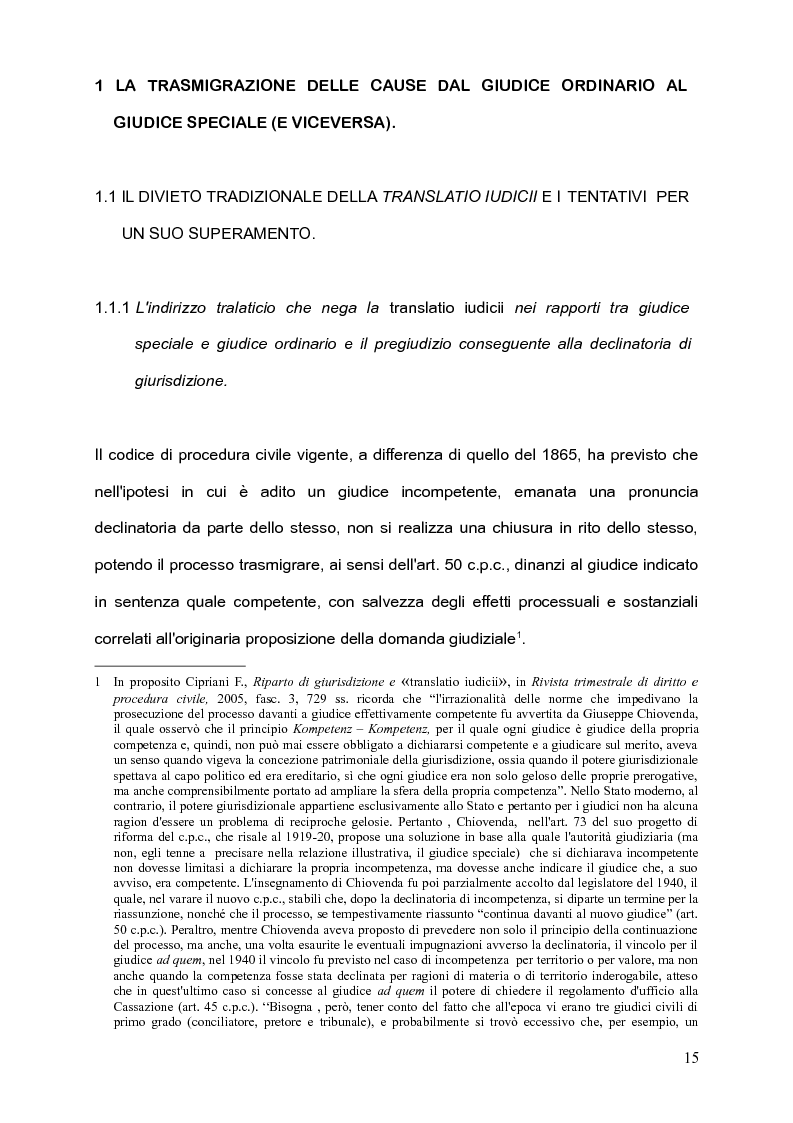 Anteprima della tesi: Per l'unità della giurisdizione, Pagina 11