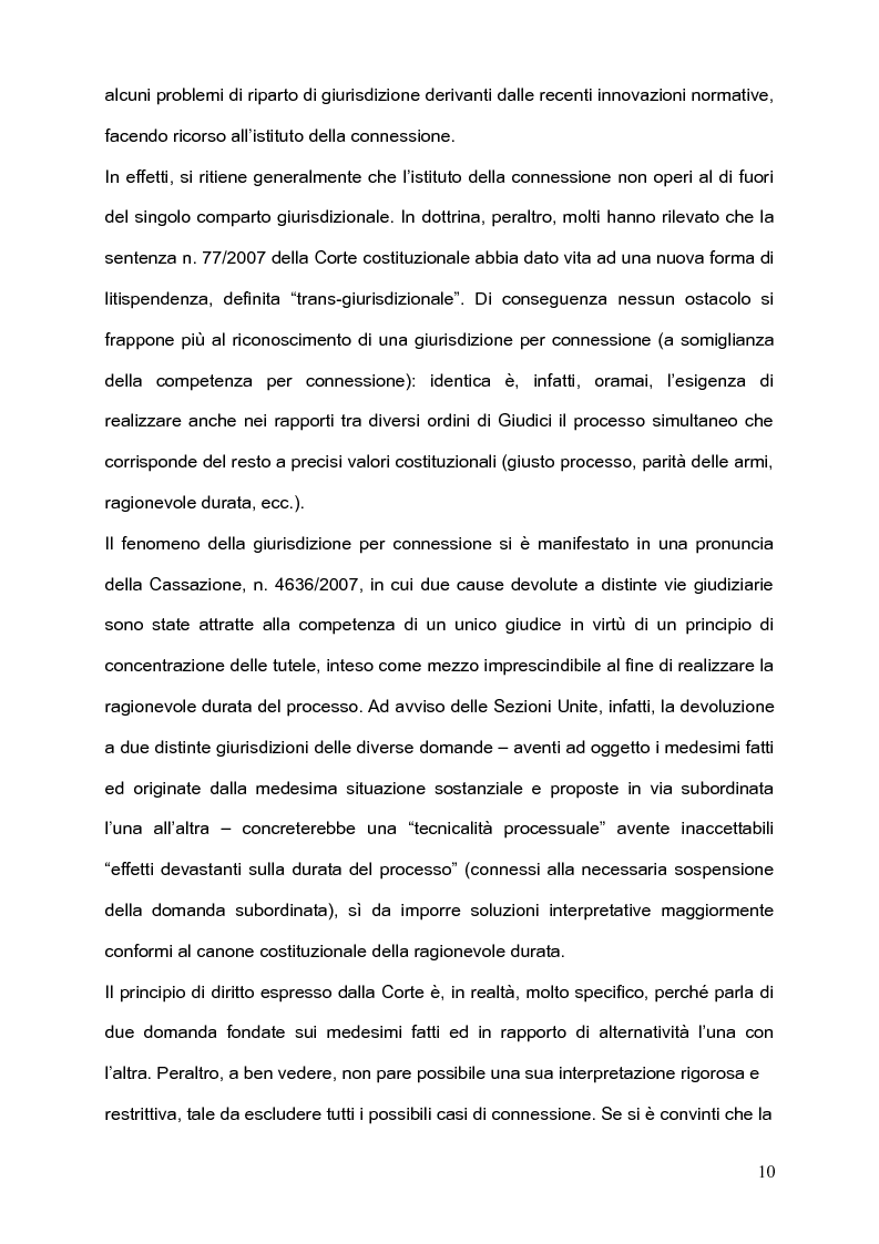 Anteprima della tesi: Per l'unità della giurisdizione, Pagina 6