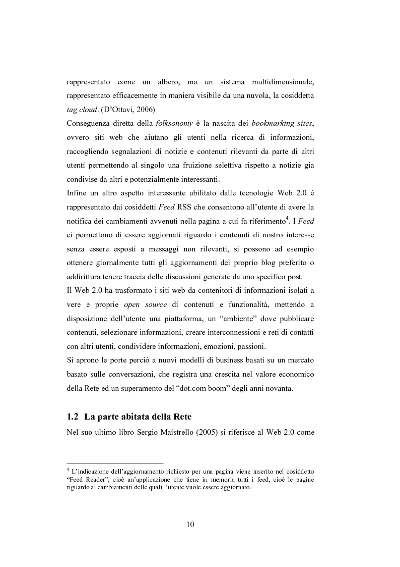 Anteprima della tesi: La comunicazione del brand nell'era del Web 2.0, Pagina 15