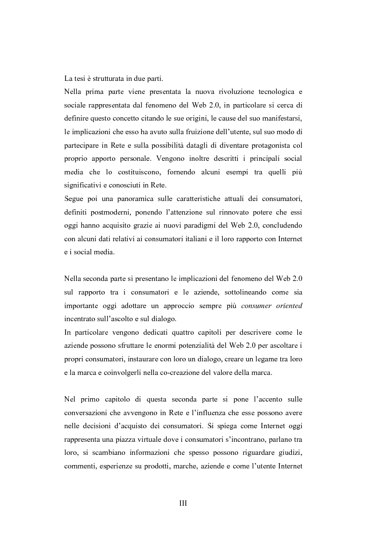 Anteprima della tesi: La comunicazione del brand nell'era del Web 2.0, Pagina 3