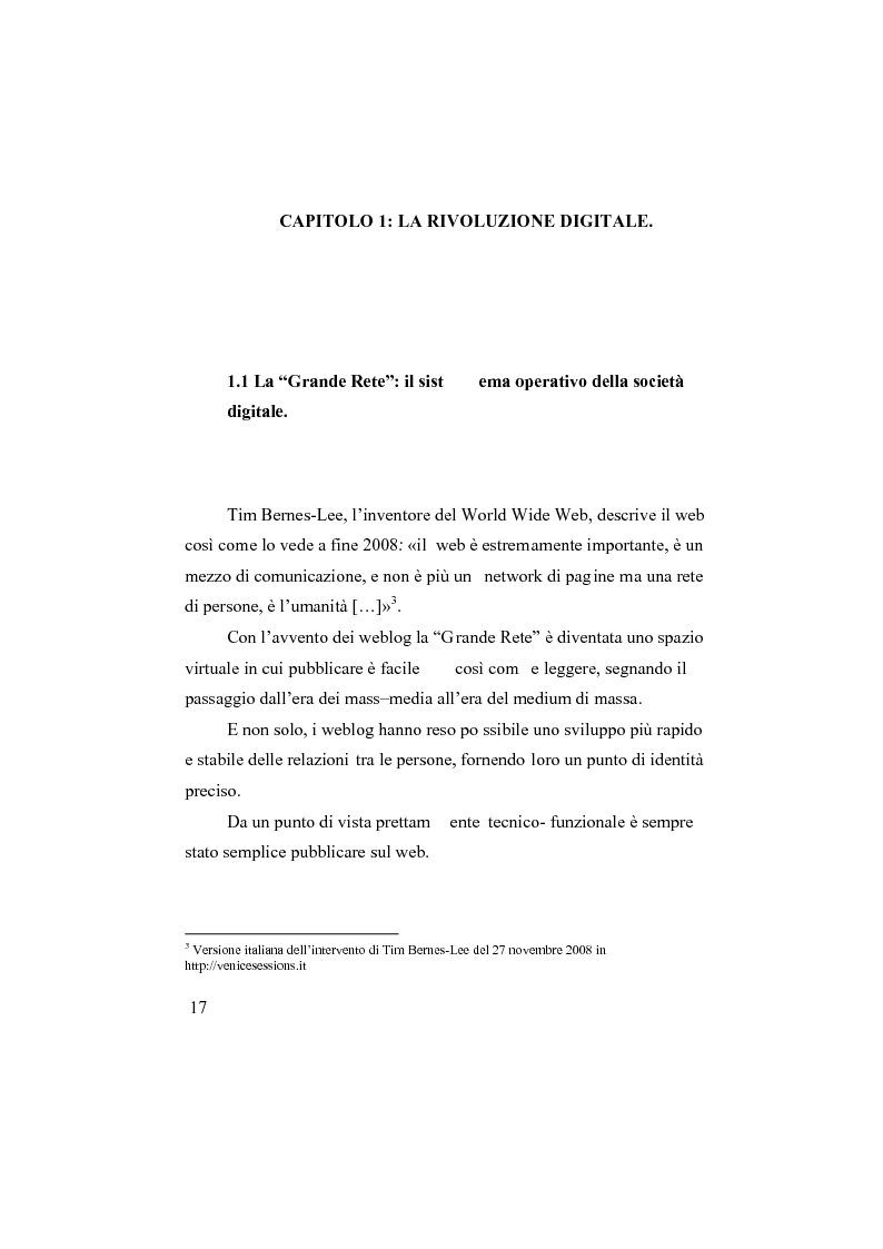 Anteprima della tesi: I social network, Pagina 12