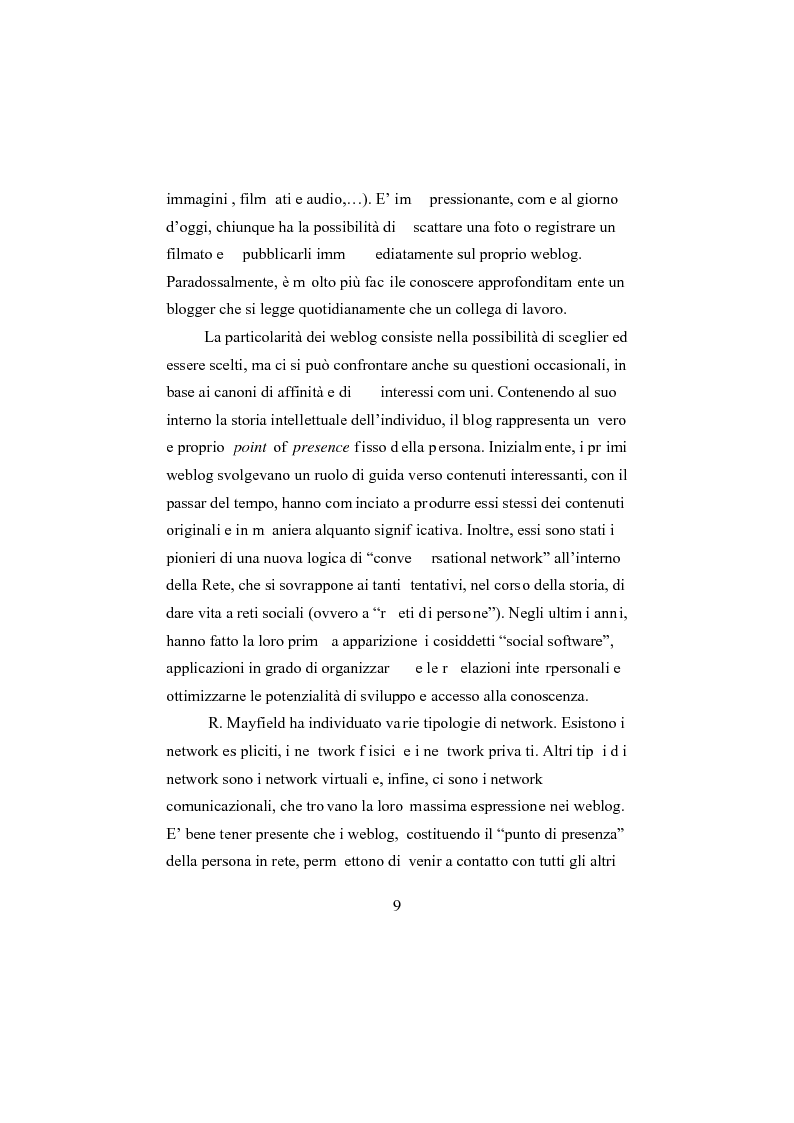Anteprima della tesi: I social network, Pagina 4