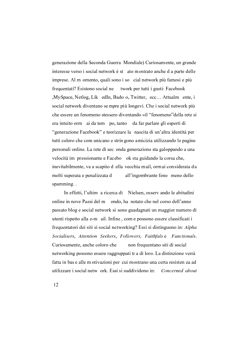 Anteprima della tesi: I social network, Pagina 7