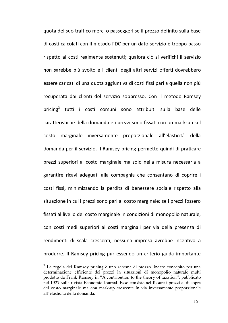 Anteprima della tesi: La regolamentazione del settore ferroviario: dal monopolio naturale alla concorrenza, Pagina 15