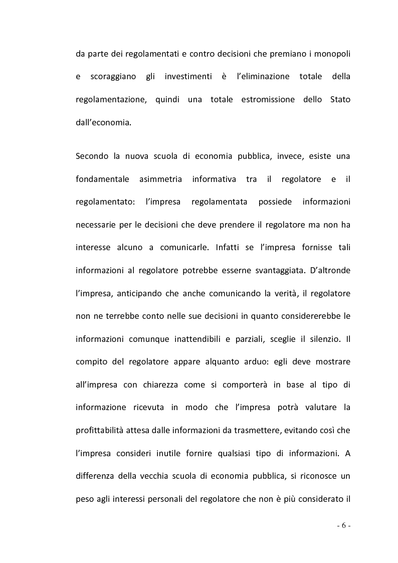 Anteprima della tesi: La regolamentazione del settore ferroviario: dal monopolio naturale alla concorrenza, Pagina 6