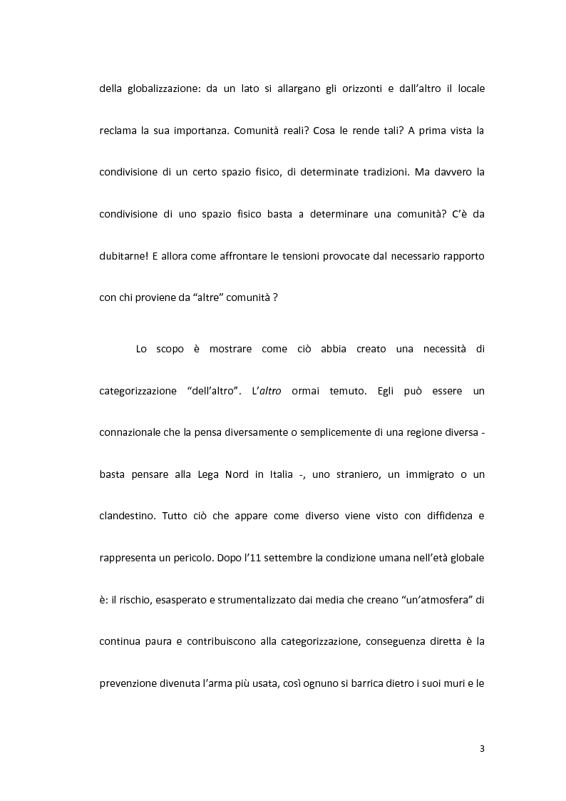 Anteprima della tesi: Globalizzazione, cosmopolitismo, diritti umani, Pagina 3