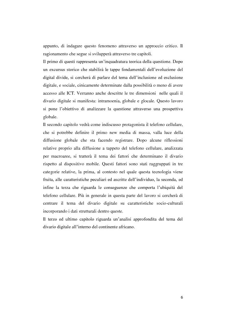 Anteprima della tesi: Digital divide: per un approccio critico, Pagina 2