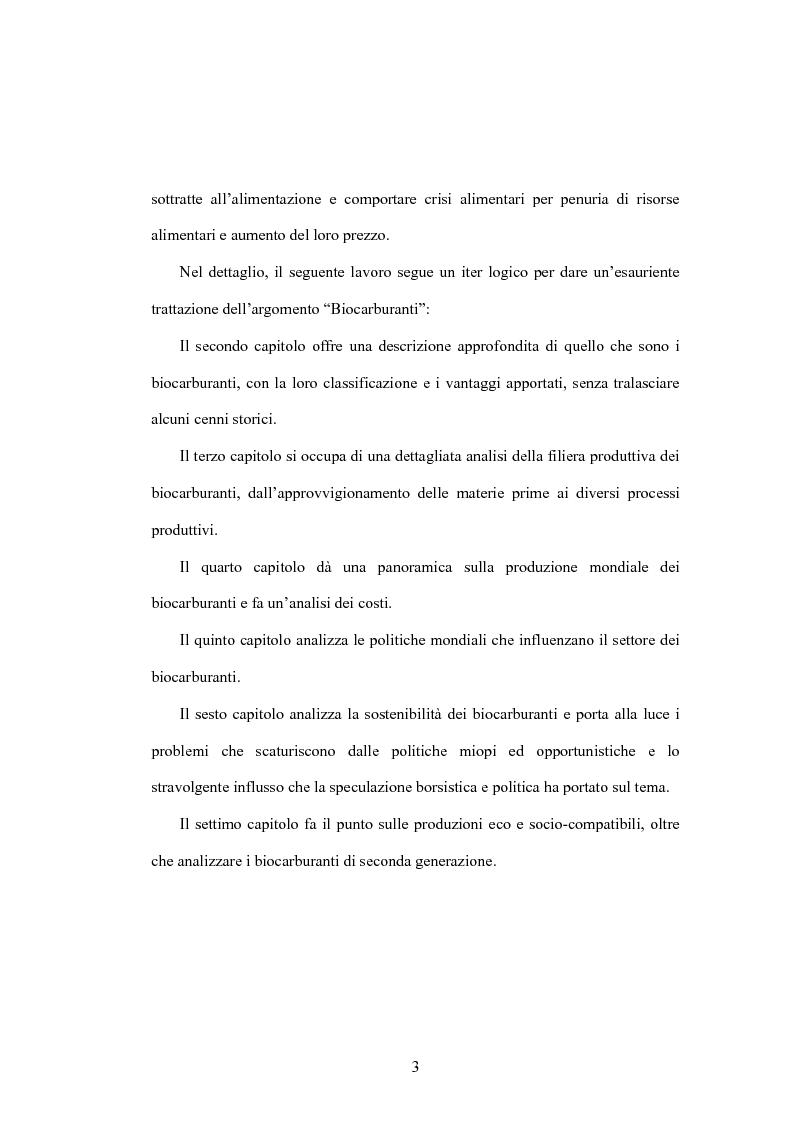 Anteprima della tesi: I biocarburanti, Pagina 3