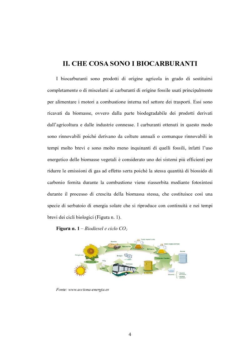 Anteprima della tesi: I biocarburanti, Pagina 4