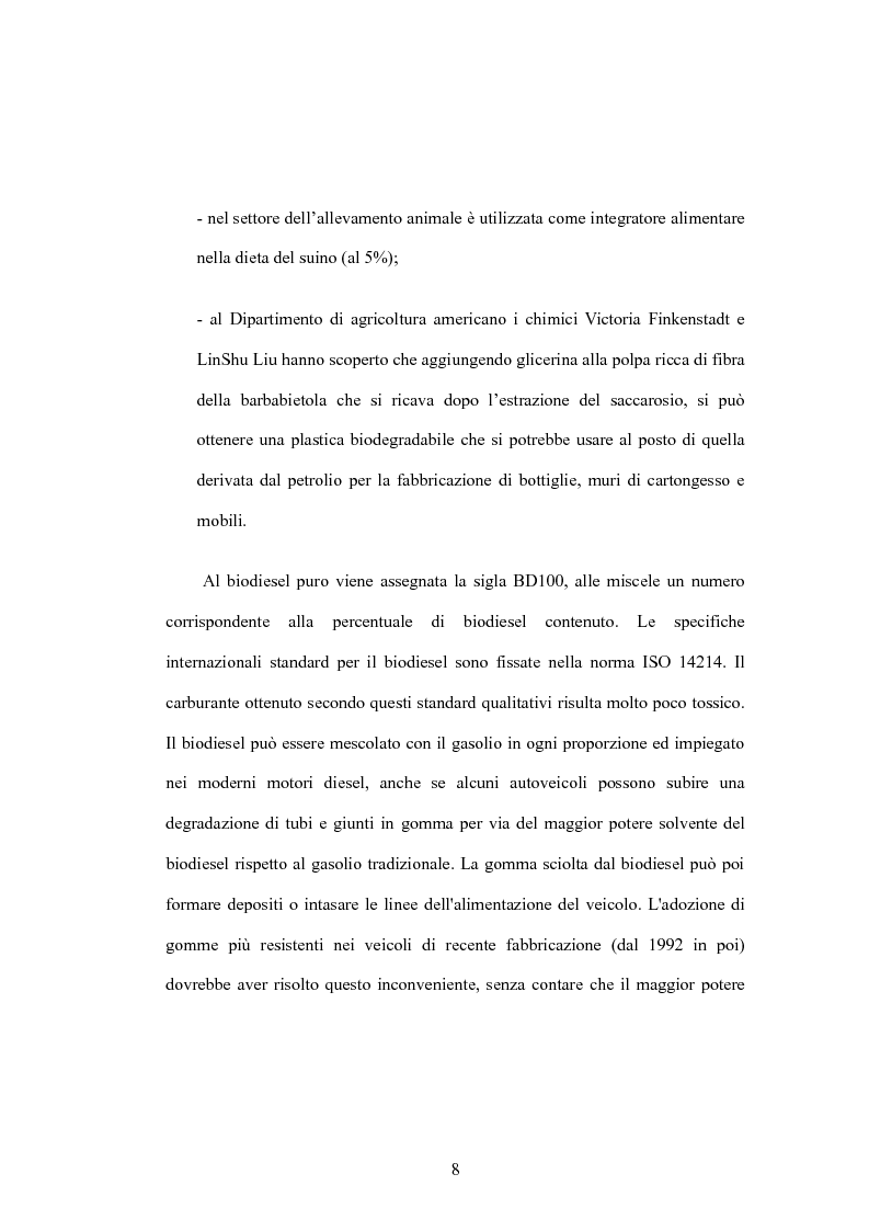 Anteprima della tesi: I biocarburanti, Pagina 8