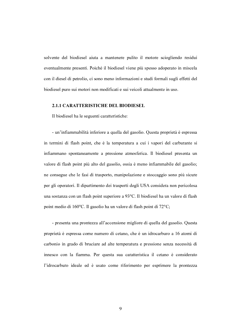 Anteprima della tesi: I biocarburanti, Pagina 9