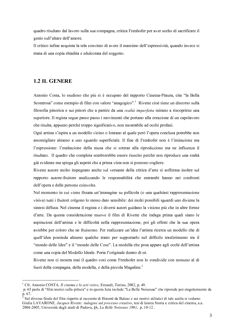 Anteprima della tesi: La Bella Scontrosa - Jacques Rivette tra cinema e pittura, Pagina 2