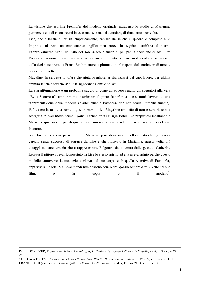 Anteprima della tesi: La Bella Scontrosa - Jacques Rivette tra cinema e pittura, Pagina 3