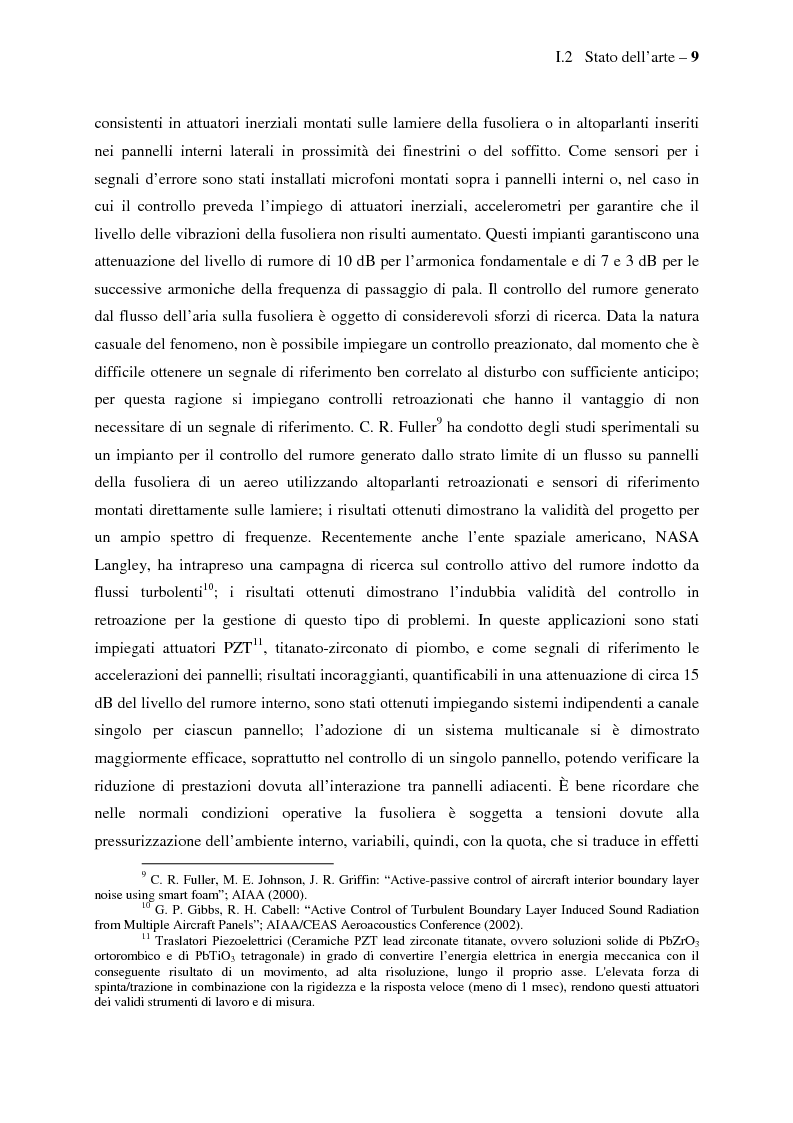 Anteprima della tesi: Il controllo attivo del rumore e delle vibrazioni a bordo delle navi - Stato dell'arte e prospettive future, Pagina 9