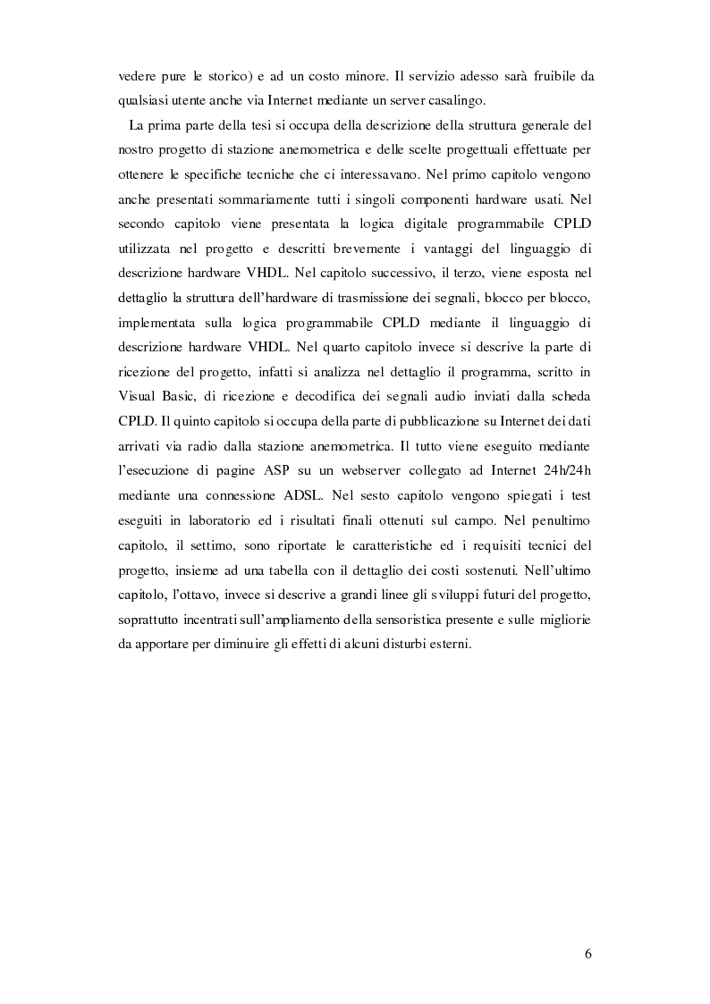 Anteprima della tesi: Progettazione di una stazione anemometrica: aspetti software, Pagina 2