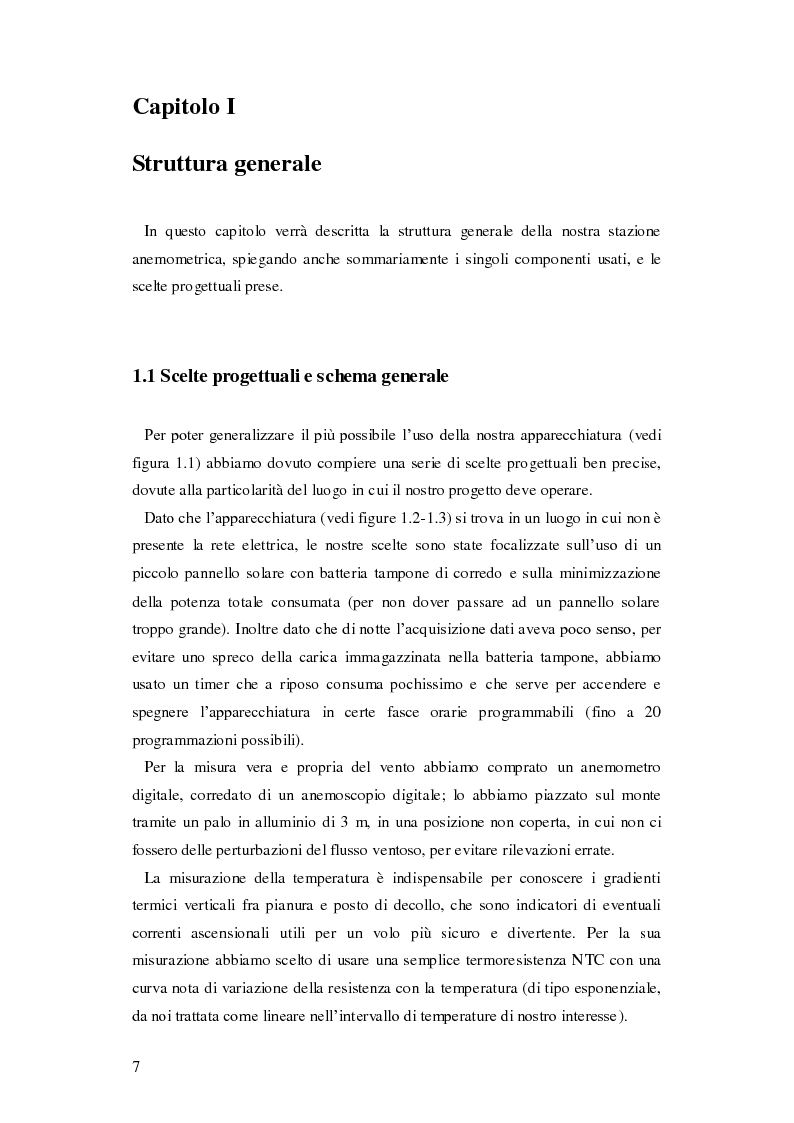 Anteprima della tesi: Progettazione di una stazione anemometrica: aspetti software, Pagina 3