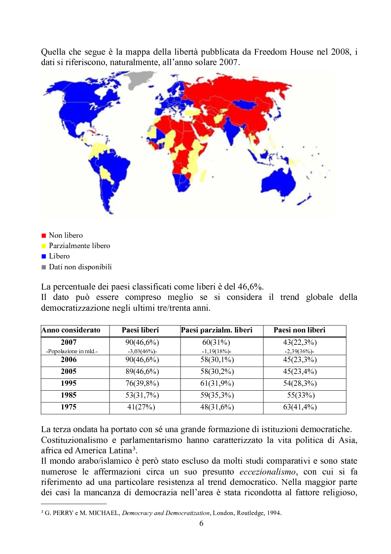 Anteprima della tesi: Prospettive di democratizzazione: i paesi del Maghreb, Pagina 2