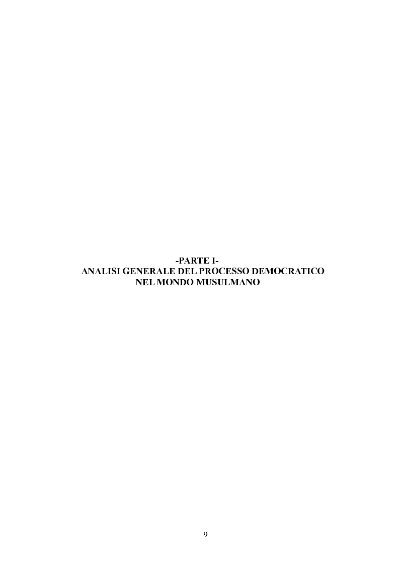 Anteprima della tesi: Prospettive di democratizzazione: i paesi del Maghreb, Pagina 5