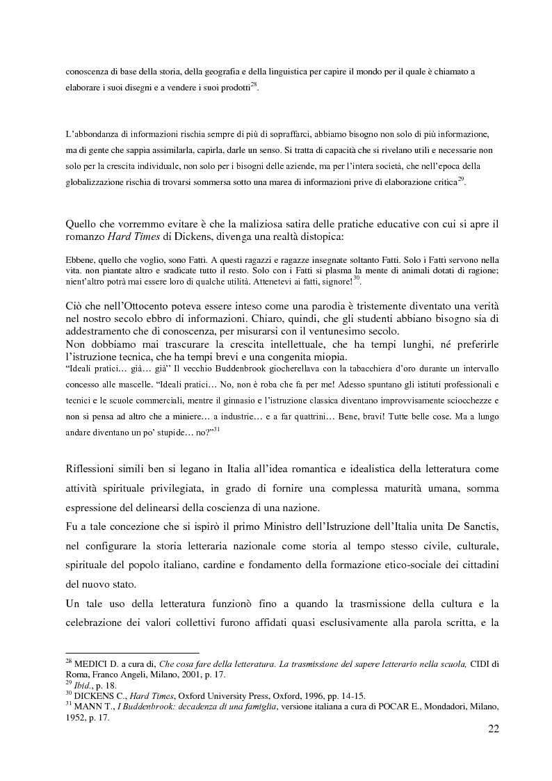 Anteprima della tesi: La didattica della letteratura in una classe di Italiano L2, Pagina 14