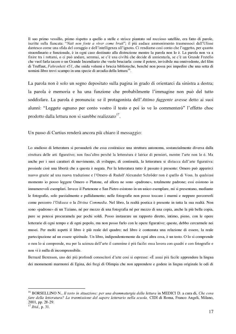 Anteprima della tesi: La didattica della letteratura in una classe di Italiano L2, Pagina 9