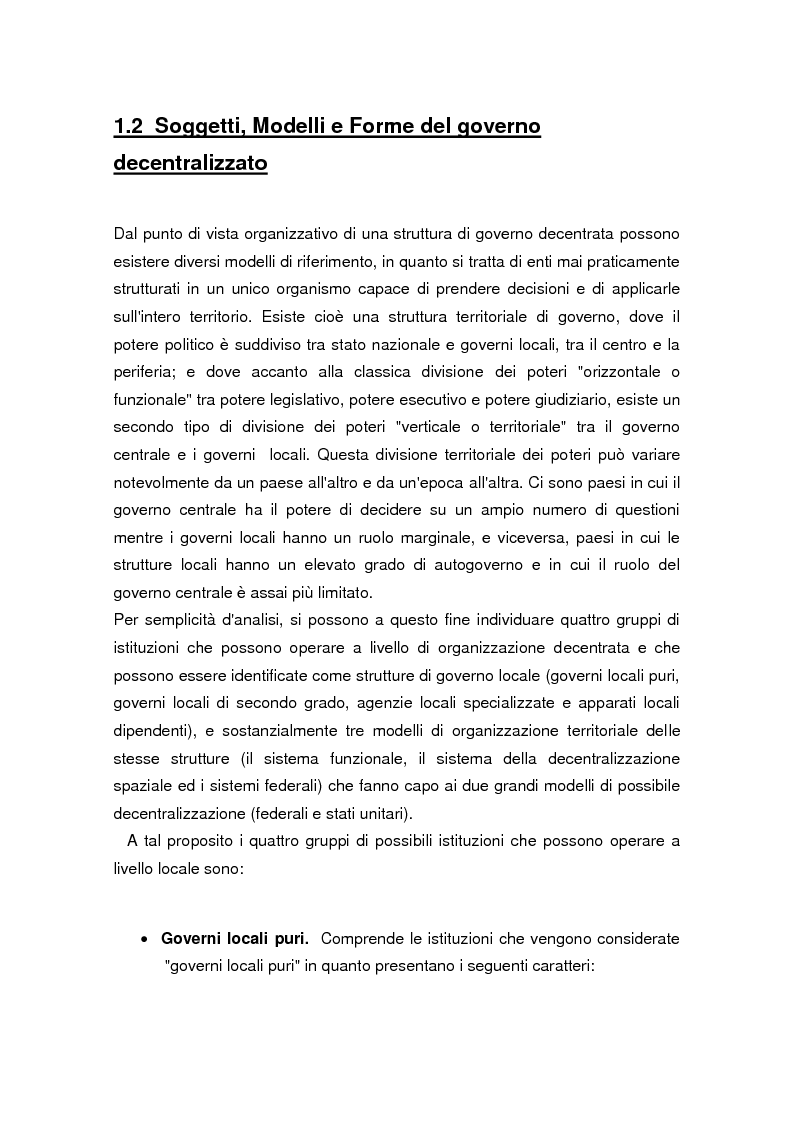 Anteprima della tesi: La legge delega sul federalismo fiscale 42/2009: problemi e prospettive, Pagina 4