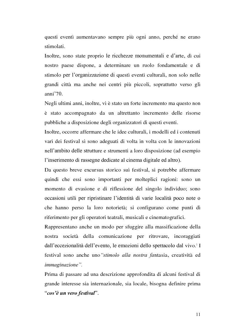 Anteprima della tesi: Un film festival in Abruzzo come promotore dello sviluppo turistico, Pagina 11