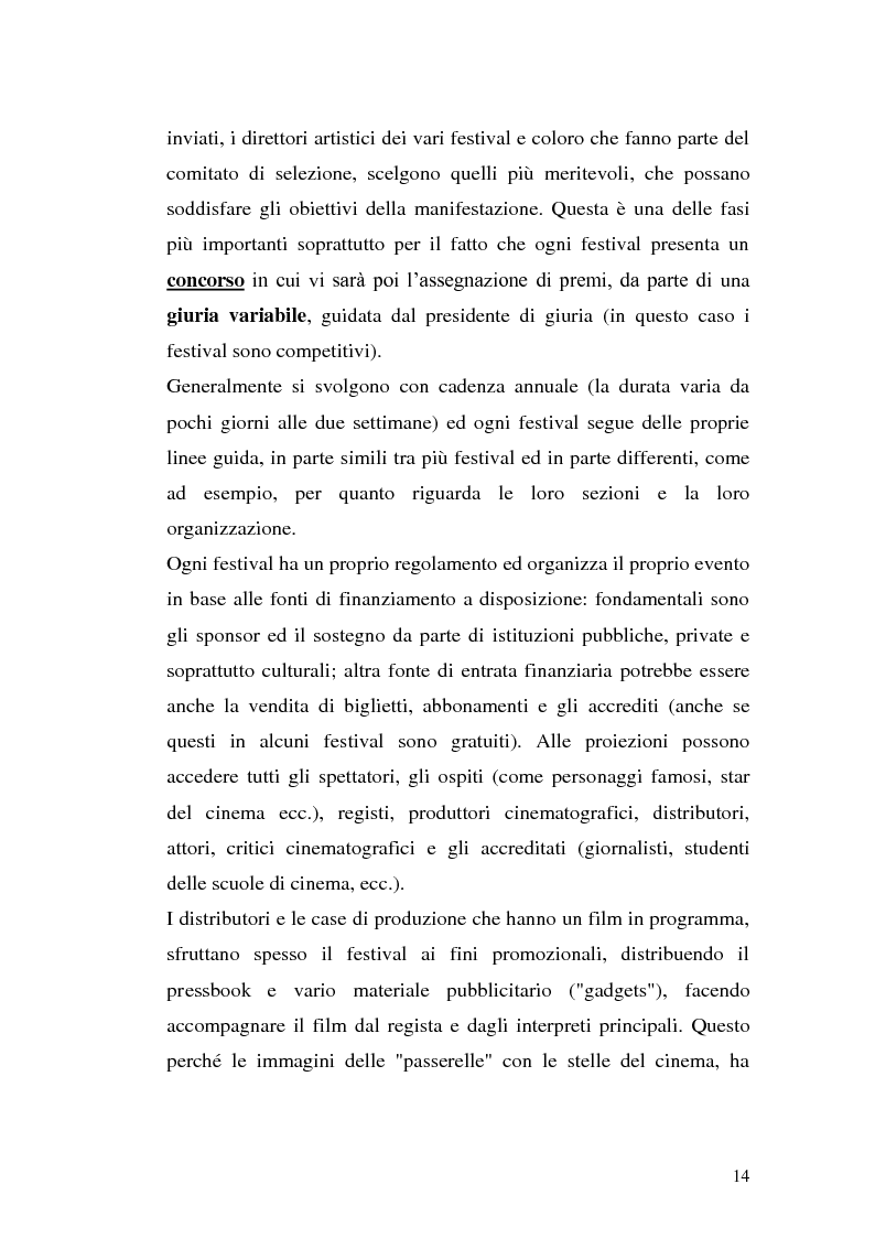Anteprima della tesi: Un film festival in Abruzzo come promotore dello sviluppo turistico, Pagina 14