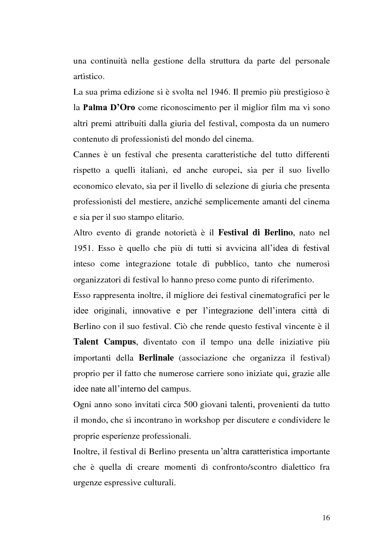 Anteprima della tesi: Un film festival in Abruzzo come promotore dello sviluppo turistico, Pagina 16