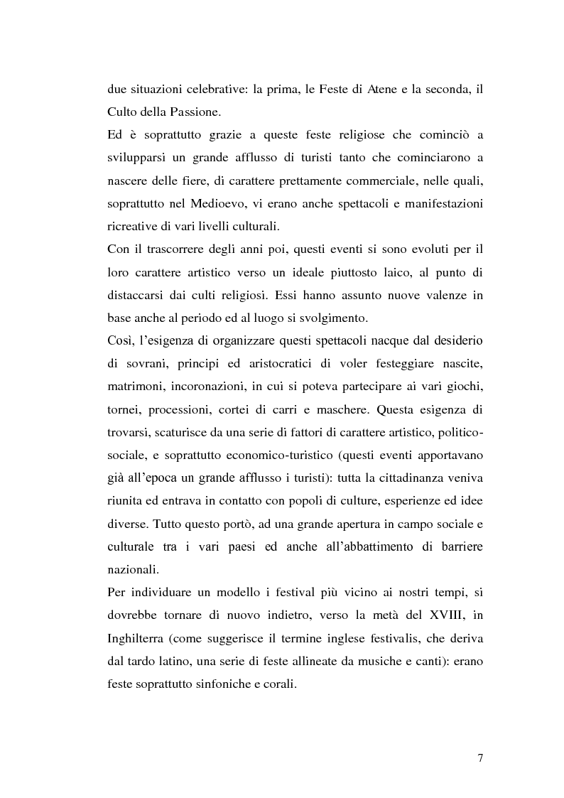 Anteprima della tesi: Un film festival in Abruzzo come promotore dello sviluppo turistico, Pagina 7