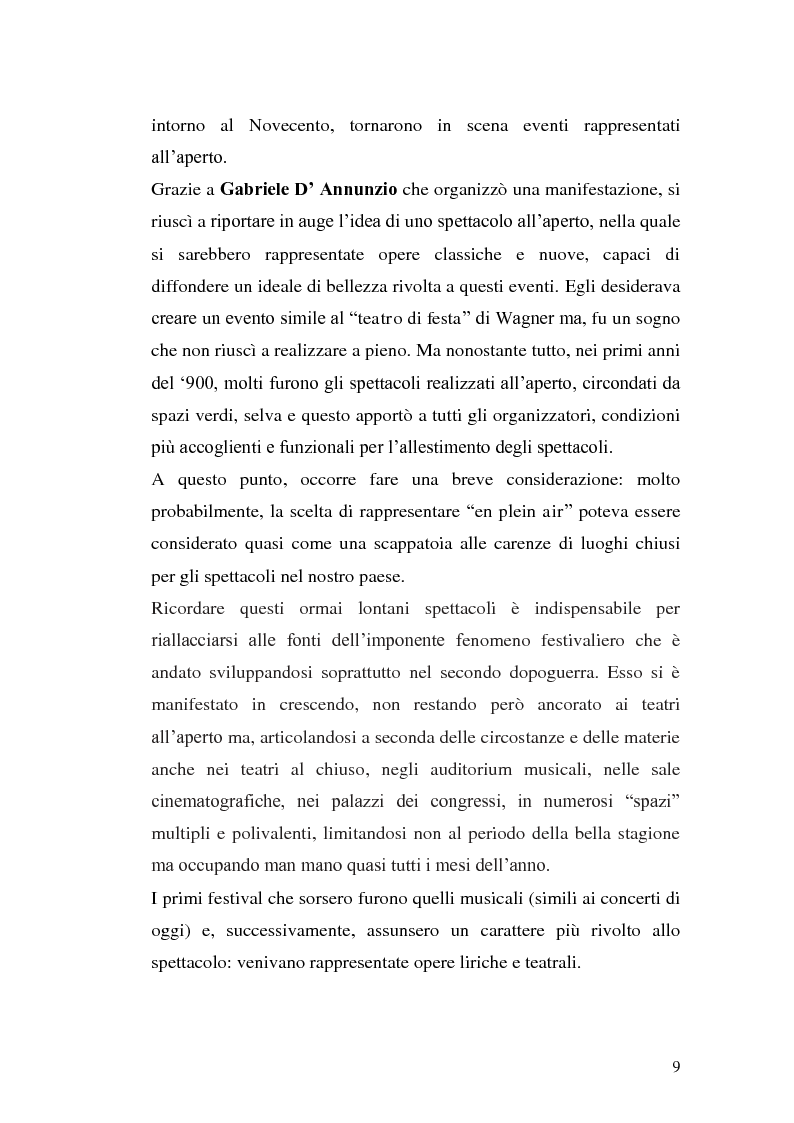 Anteprima della tesi: Un film festival in Abruzzo come promotore dello sviluppo turistico, Pagina 9