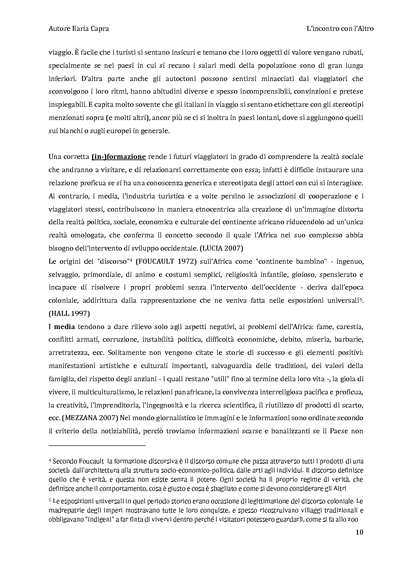 Anteprima della tesi: L'incontro con l'Altro - Giovani viaggiatori in Burkina Faso, Pagina 7