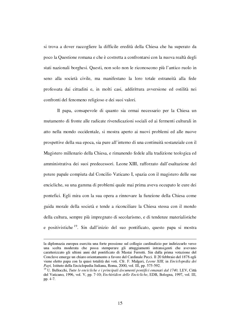 Anteprima della tesi: Il matrimonio nel Magistero della Chiesa cattolica: dall'Arcanum divinae sapientiae (1880) alla Humanae vitae (1968), Pagina 13