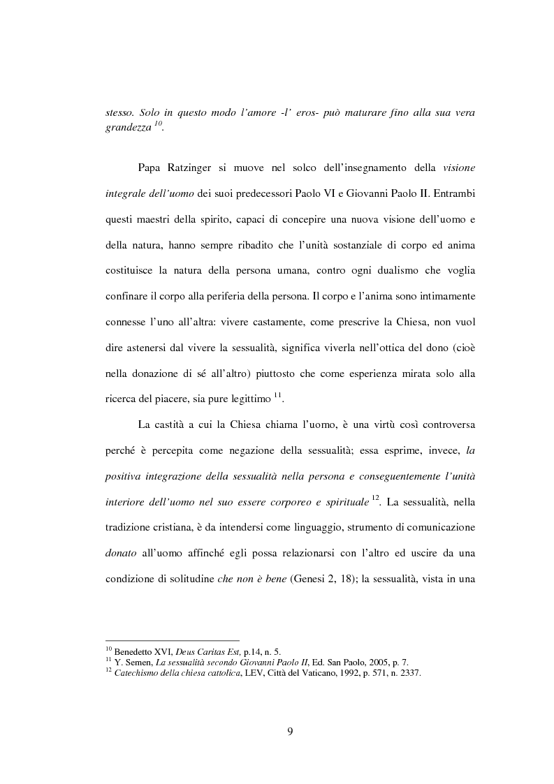 Anteprima della tesi: Il matrimonio nel Magistero della Chiesa cattolica: dall'Arcanum divinae sapientiae (1880) alla Humanae vitae (1968), Pagina 6