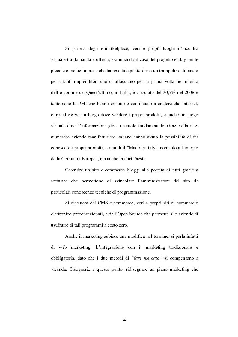 Anteprima della tesi: E-commerce come opportunità di sviluppo per le Piccole e Medie Imprese, Pagina 3