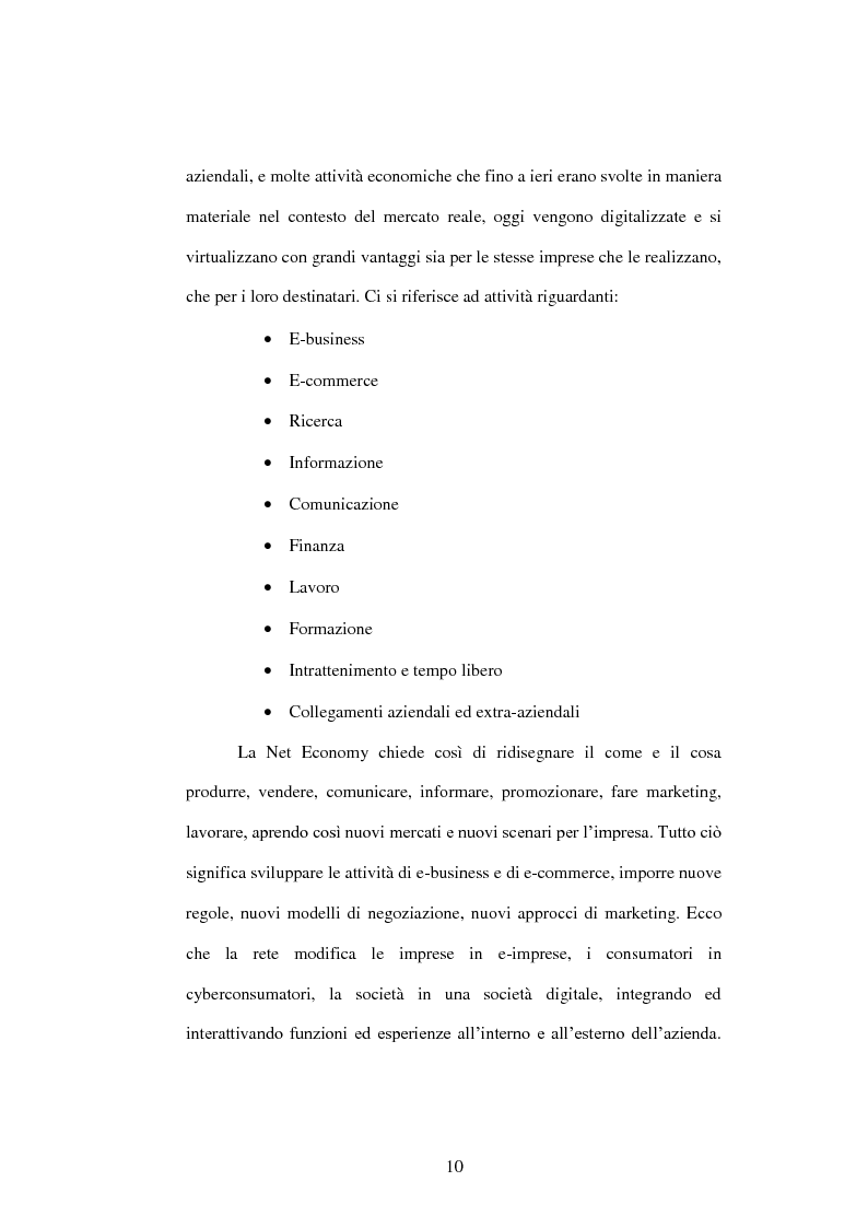 Anteprima della tesi: E-commerce come opportunità di sviluppo per le Piccole e Medie Imprese, Pagina 9