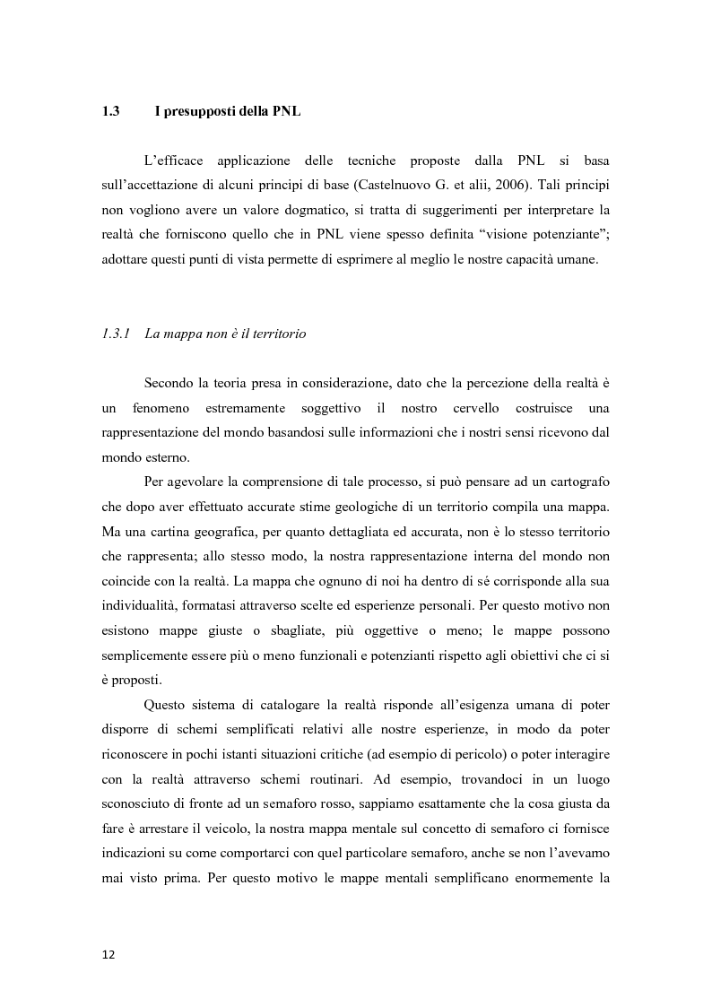 Anteprima della tesi: La programmazione neurolinguistica nella comunicazione aziendale turistica, Pagina 8