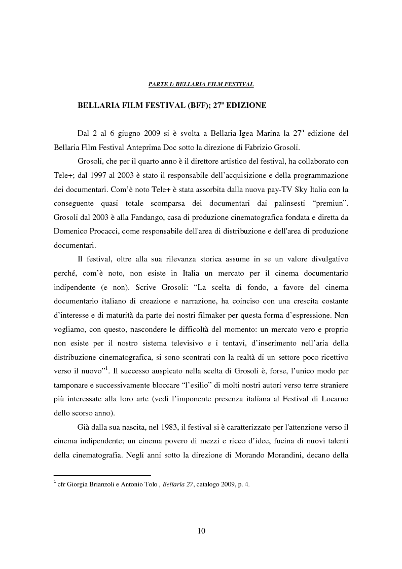 Anteprima della tesi: Tra pornografia ed erotismo: il documentario come strumento didascalico - Il caso Doc Erotika al Bellaria Film Festival, Pagina 7