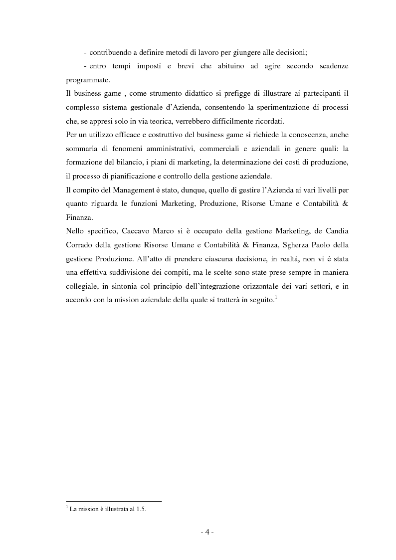 Anteprima della tesi: Business Game, Pagina 2