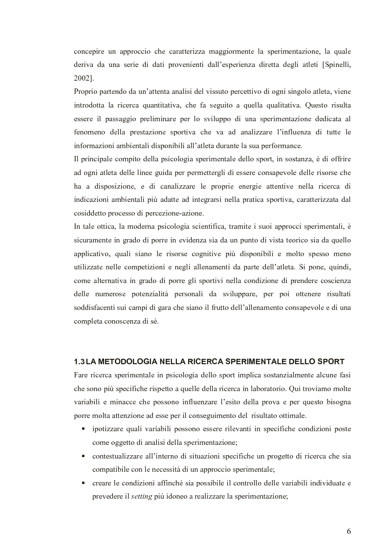 Anteprima della tesi: Applicazione di modelli acustico-visivi per il miglioramento della prestazione nel golf, Pagina 6