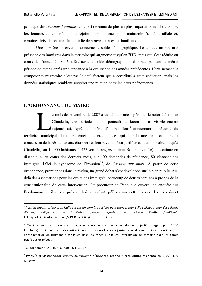 Anteprima della tesi: Le rapport entre la perception de l'étranger et les médias, Pagina 8