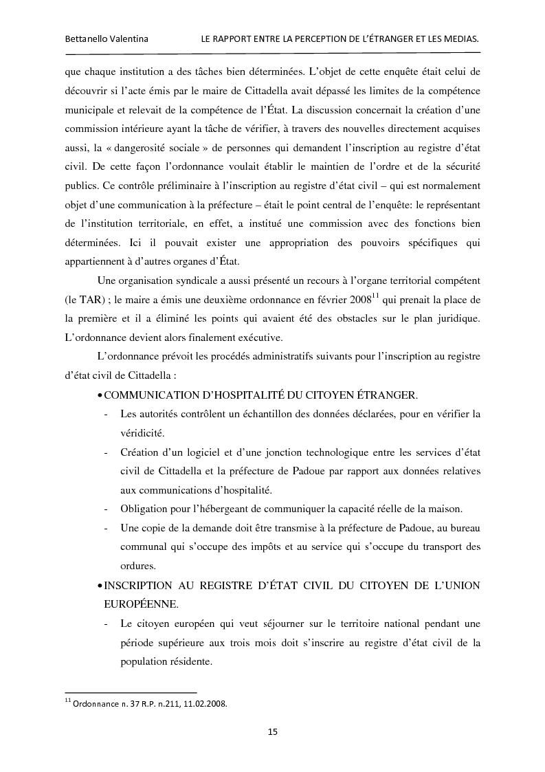 Anteprima della tesi: Le rapport entre la perception de l'étranger et les médias, Pagina 9