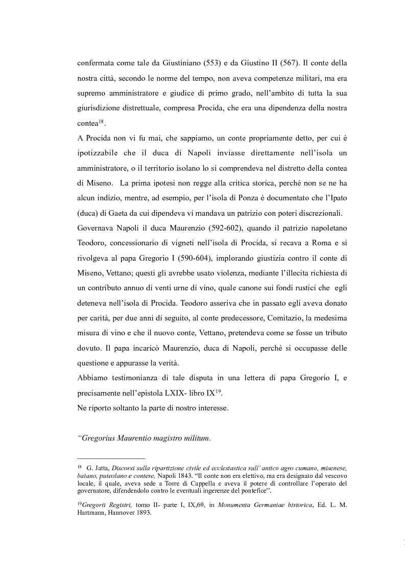 Anteprima della tesi: Topografia medievale dell'isola di Procida (e della zona misenate-montese), Pagina 10