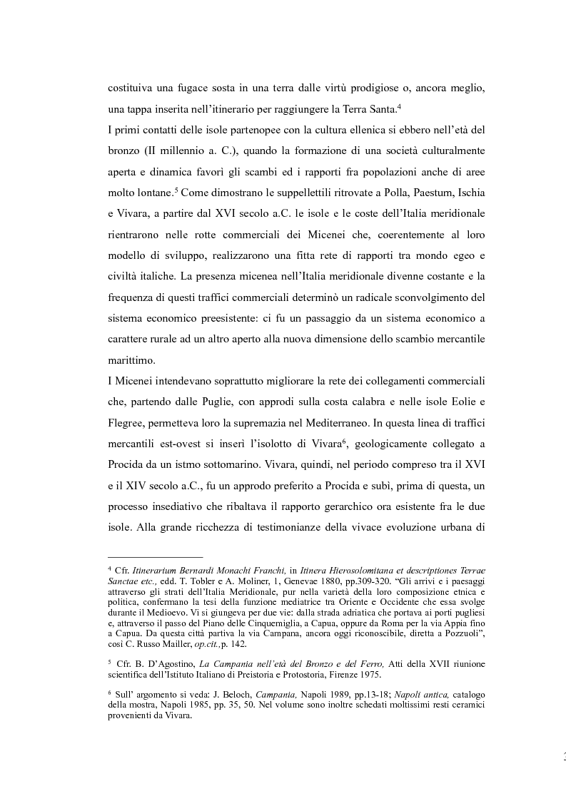 Anteprima della tesi: Topografia medievale dell'isola di Procida (e della zona misenate-montese), Pagina 3