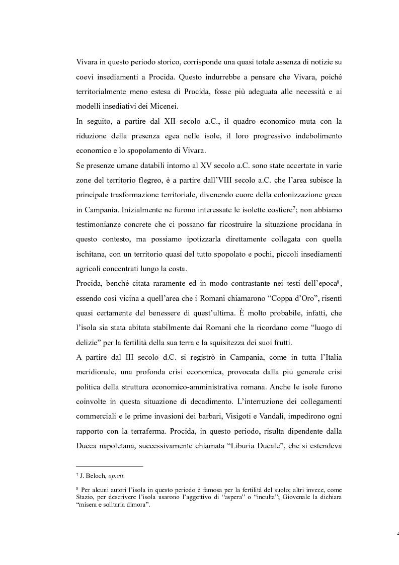 Anteprima della tesi: Topografia medievale dell'isola di Procida (e della zona misenate-montese), Pagina 4